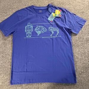 Svaha Organic‎ Cotton Mens T-Shirt with AI Design Large #843